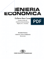 Ingenieria Economica Guillermo Baca Currea
