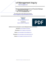 Heading Toward a Society of Networks - Empirical Developments and Theoretical Challenges - Raab & Kenis - 2009