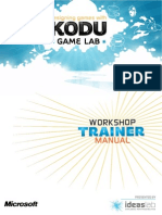 Designing Games With Kodu Game Lab Trainer Manual v2 PDF