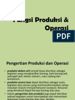 Produksi dan Operasi Manajemen