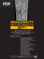 Indigeneity - Decoloniality - @RT