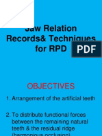 Jaw Relation Records For RPD
