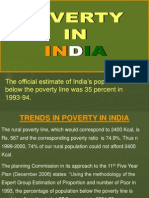 Magnitude of Poverty in India