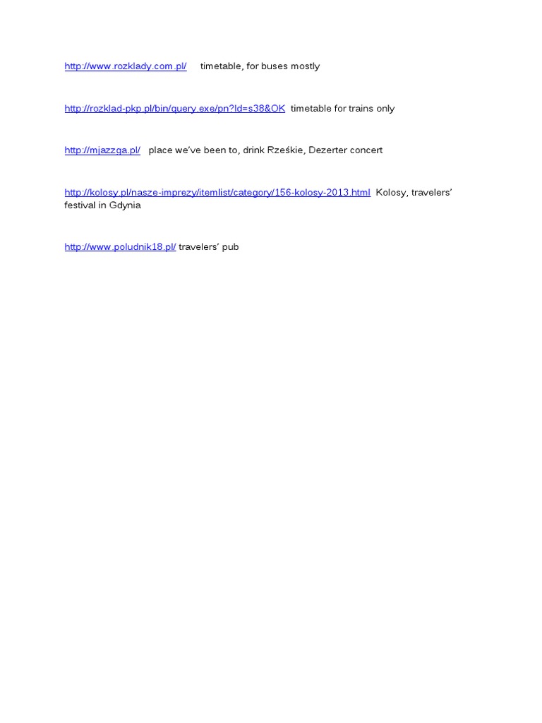 Useful Links | PDF