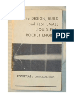 Como Diseñar Construir y Probar Pequeños Motores Cohetes de Combustible Líquido