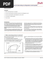 Subcooling Exam Danfoss