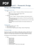 Download CATIA Tutorial 1-Parameters Wings Empennage by Javier Cisneros SN217528107 doc pdf