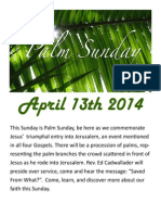 Palm Sunday