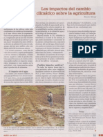 Los impactos del cambio climático sobre la agricultura - revista agraria abril 2013
