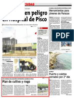 Inicio Del Plan de Cultivo y Riego en Pisco-Diario Correo 02-05-2013