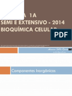 BIOLOGIA  1A BIOQUÍMICA CELULAR SEMI EXTENSIVO