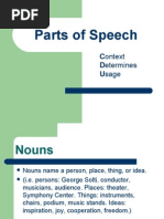 Parts of Speech 9th