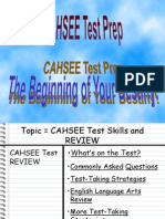 Cahsee Best Review Latest 2013 2014powerpoint