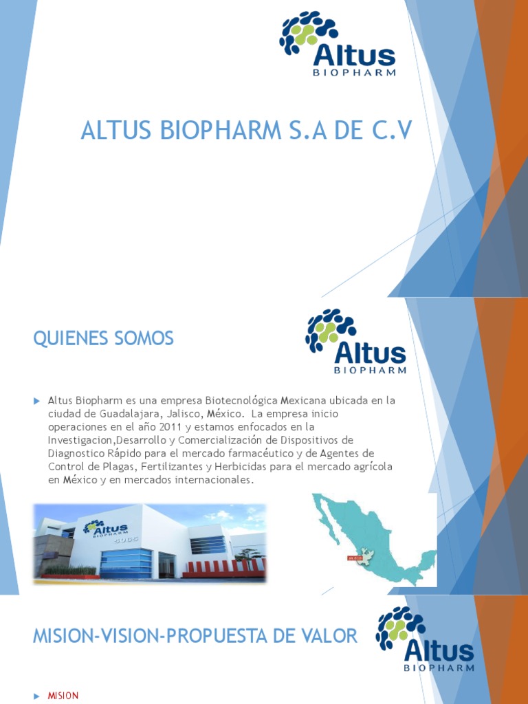 Altus Biopharm Presentacion Español | PDF