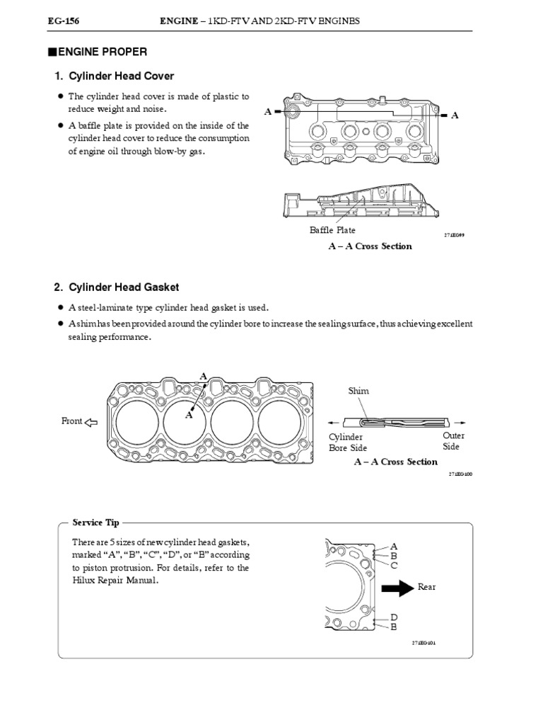 04 Engine Proper | PDF | Piston | Cylinder (Engine)