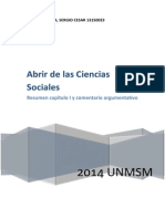 Abrir de Las Ciencias Sociales - Resumen y Comentario Argumentativo.