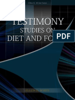 Testimony Studies on Diet and Foods