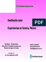 Experiencia en Sonora Destiladoresl