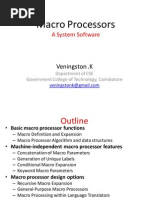 Unit-IV-Macro Processor - Sri Eshwar