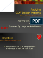 Applying GOF Design Patterns: Applying UML and Patterns Craig Larman Presented By: Naga Venkata Neelam