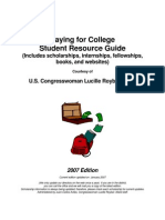 Paying for College Student Resource Guide
