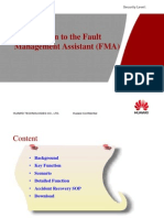 Introduction to the Fault Management Assistant FMA Pptx