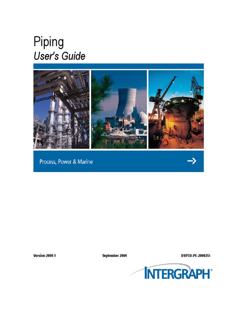 SP3D Piping Users Guide | PDF | Pipe (Fluid Conveyance) | License
