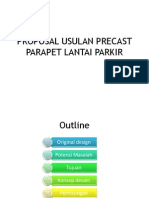 Proposal Parapet Precast