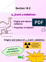 Section 18.2, and Radiations