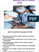 Etika Kristen (Pengambilan Keputusan Etis)