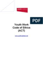Youth Work Code of Ethics (ACT)