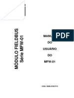 WEG MFW 01 Modulo Fieldbus 0899.4700 Manual Portugues BR