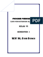 Silabus IPA Kelas 6