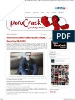 Entrevista A Marco Morales CCIE R&S, Security, SP, CCDE - Peru Crack