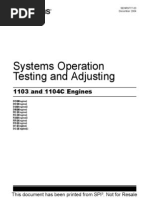 Perkins 1103 and 1104c Engines Systems Operation Testing and Adjusting