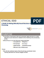 Ethical Edd: A Guide To Making Ethically Sound Decisions in Handling EDD Processing