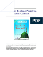 40 Hadis Tentang Peristiwa Akhir Zaman