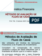 Mat Financ - Aula 8 Metodos de Avaliacao de Fluxo de Caixa