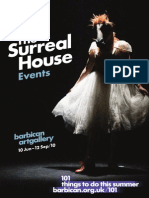 The Surreal House Events Leaflet
