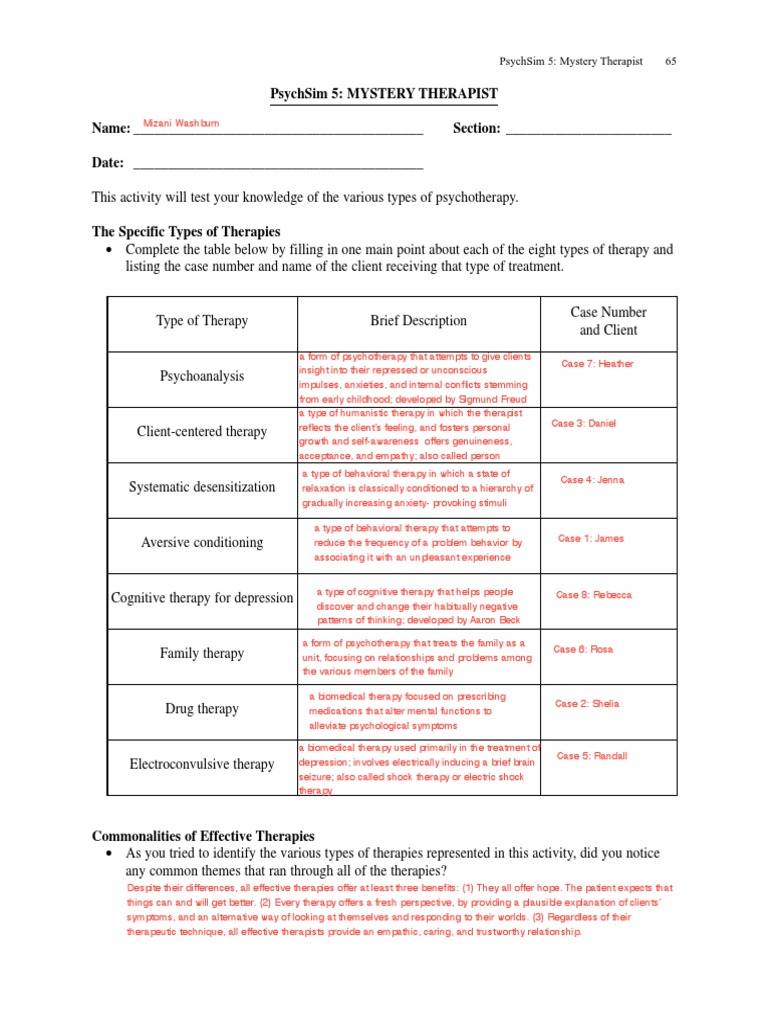 Worksheets Psychsim 5 Worksheets psychsim worksheets bloggakuten 39 mysterytherapist