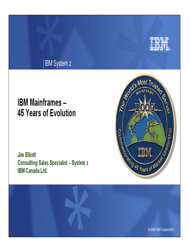 IBM Mainframe History | Mainframe Computer | Operating System