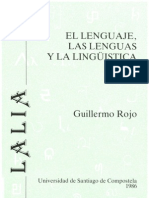 El Lenguaje, Las Lenguas y La Lingüística - Guillermo Rojo