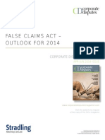 False Claims Act - Outlook for 2014