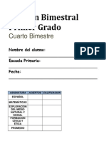 1er Grado Bimestre 4