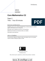 Core Mathematics C2: GCE Examinations Advanced Subsidiary