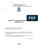 Lista Exercc3adcios Resolvidos Ufba