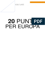 20 punts per Europa