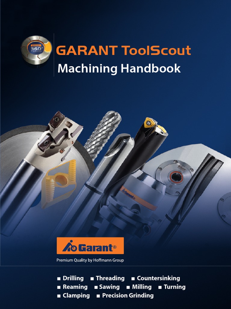 2013 Garant Machining Handbook PDF Machining Gear