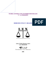 Teoría general de los derechos reales y de la posesión