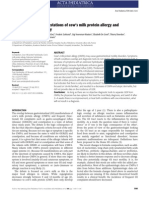 Gastrointestinal Manifestations of Cow's Milk Protein Allergy and Gastrointestinal Motility